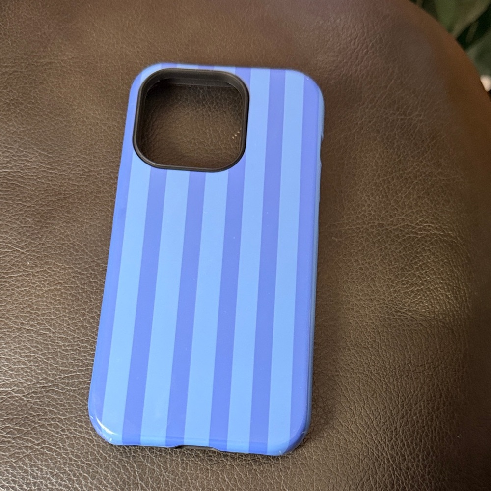 Amazon Blue Striped Phone Case